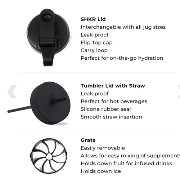 HydroJug Pink Shaker Cup 24oz Perfect for Protein Shakes, Workout Drinks Tumbler - Picture 7 of 7